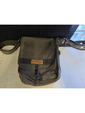 Canvas Messenger Shoulder Bag